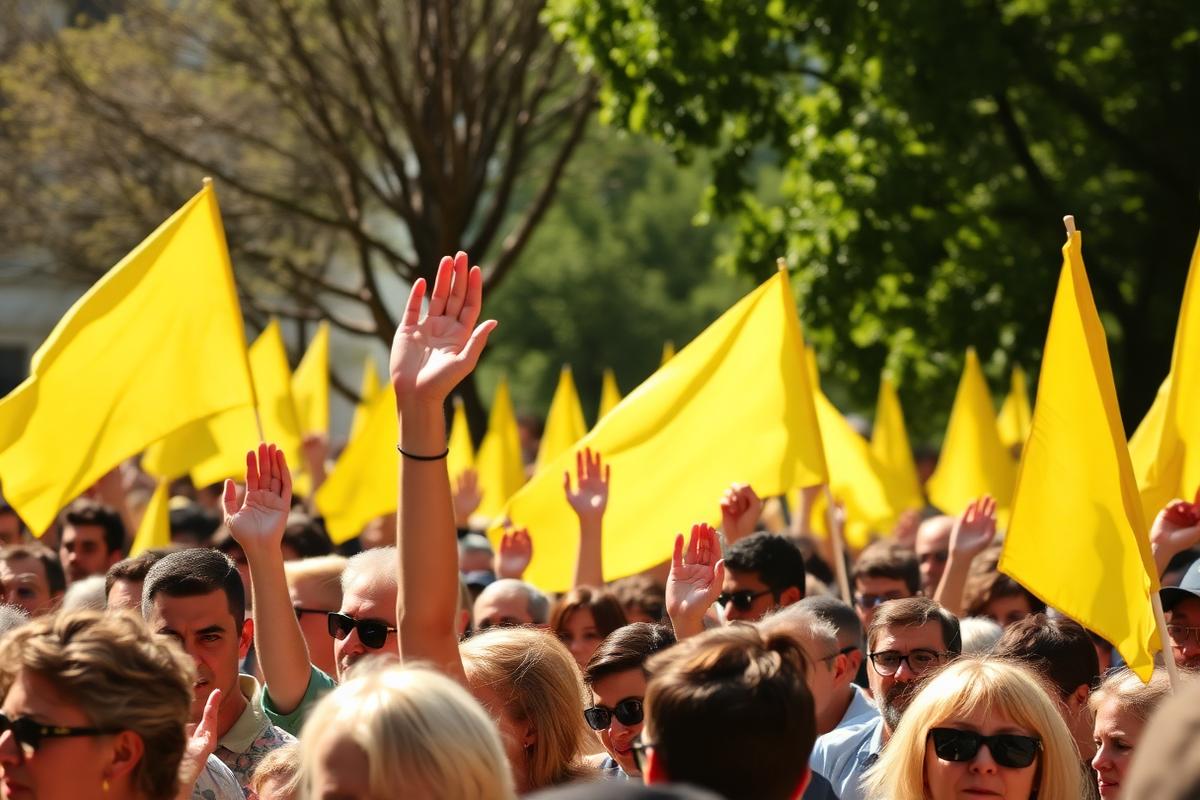 Militantes et militants du Parti Populaire de Gauche